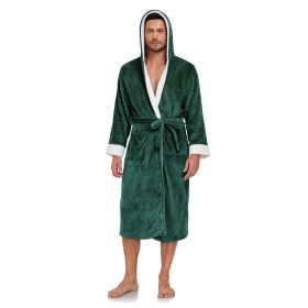RONGTAI Ladies Long Fleece Bathrobe (Option: S)
