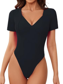 Women's T-shaped Bottoming Backless V-neck Strap Jumpsuit (Option: Black-XL)
